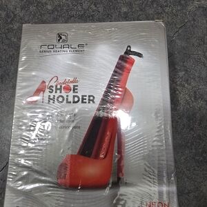 Royale Cinderella Shoe Flat Iron Holder in Red.